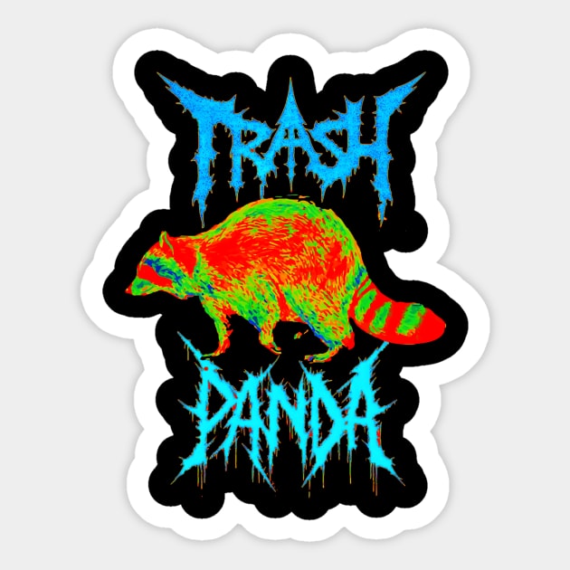 Trash Panda Sticker by NightvisionDesign